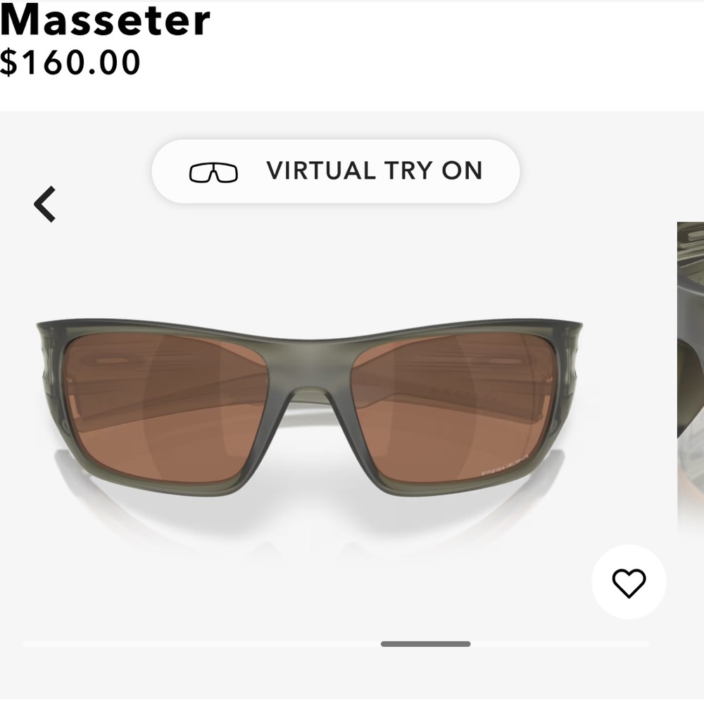 Oakley Masseter Sunglasses matte olive in box never worn